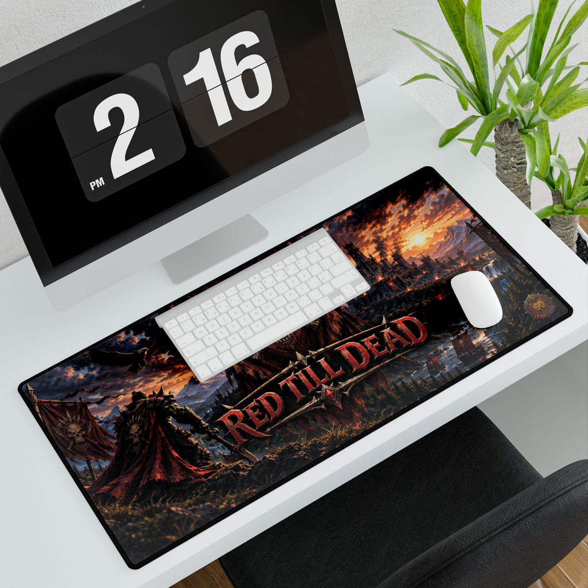 Red Till Dead – Desk Mat