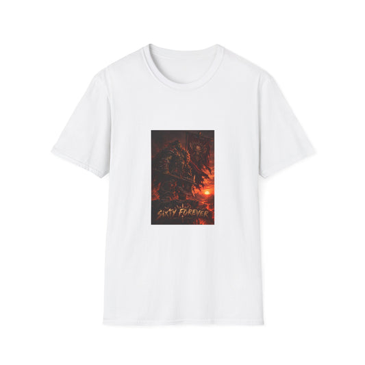 T-Shirt — Fiery Demon Night Graphic Tee
