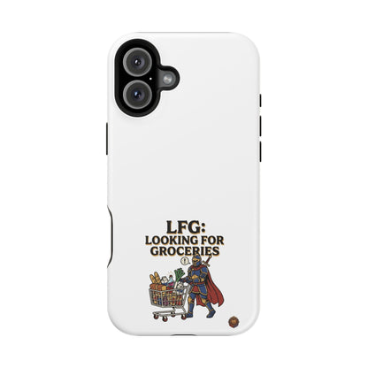 Phone Case — 'LFG: Looking for Groceries' Heavy-Duty Impact-Resistant Phone Case