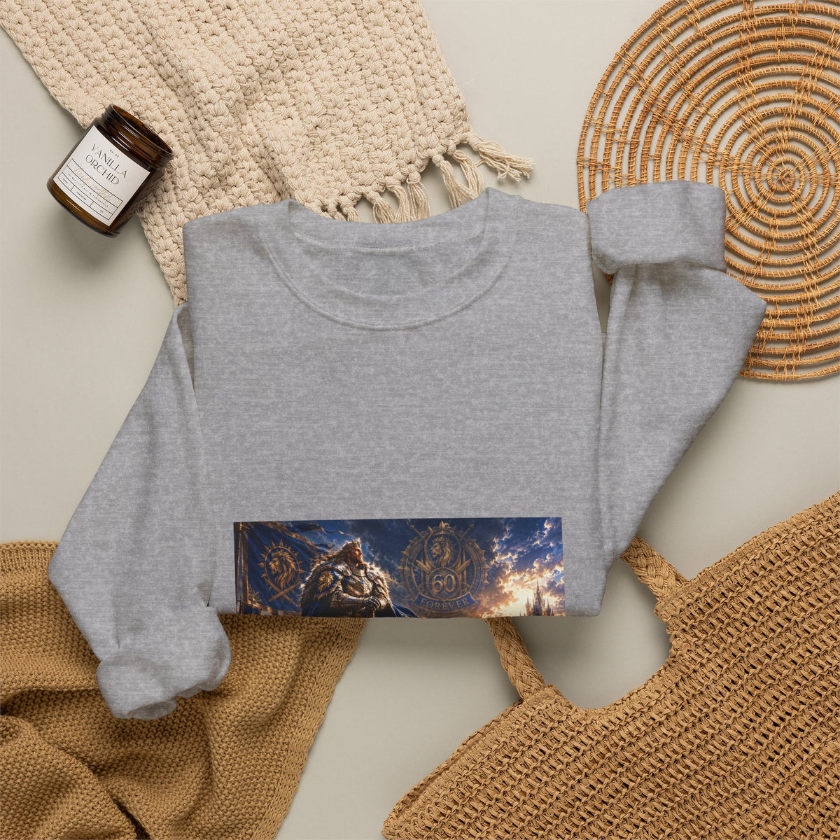 Mythic Viking Warrior Crewneck Sweatshirt