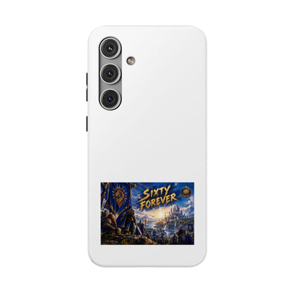 Sixty Forever – Blue Banner – Phone Case