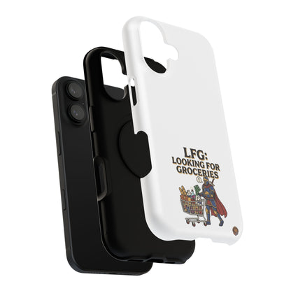 Phone Case — 'LFG: Looking for Groceries' Heavy-Duty Impact-Resistant Phone Case