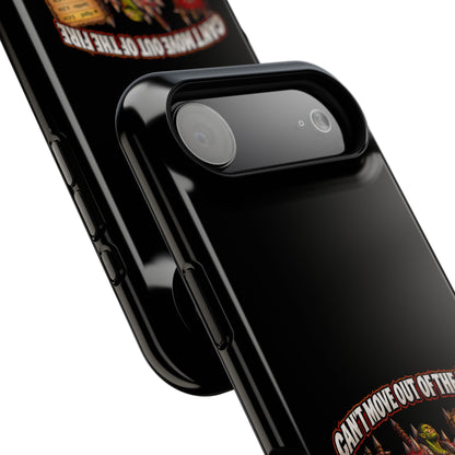 Phone Case — 'Can't Move Out of the Fire, It Would Lower My DPS' Heavy-Duty Impact-Resistant Phone Case