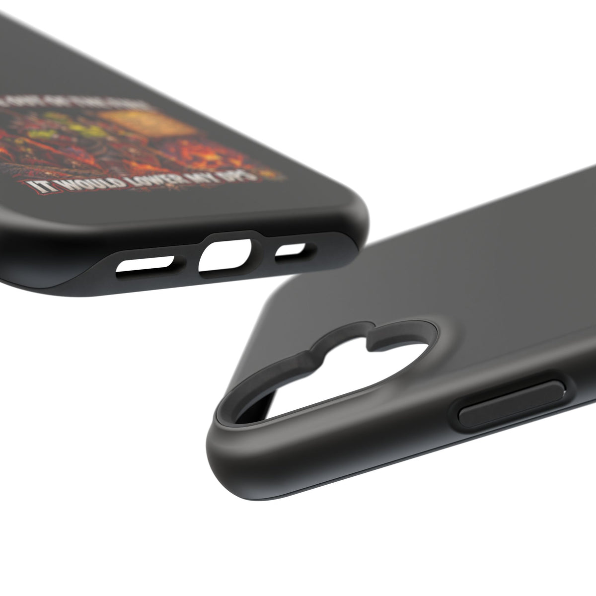 Phone Case — 'Can't Move Out of the Fire, It Would Lower My DPS' Heavy-Duty Impact-Resistant Phone Case