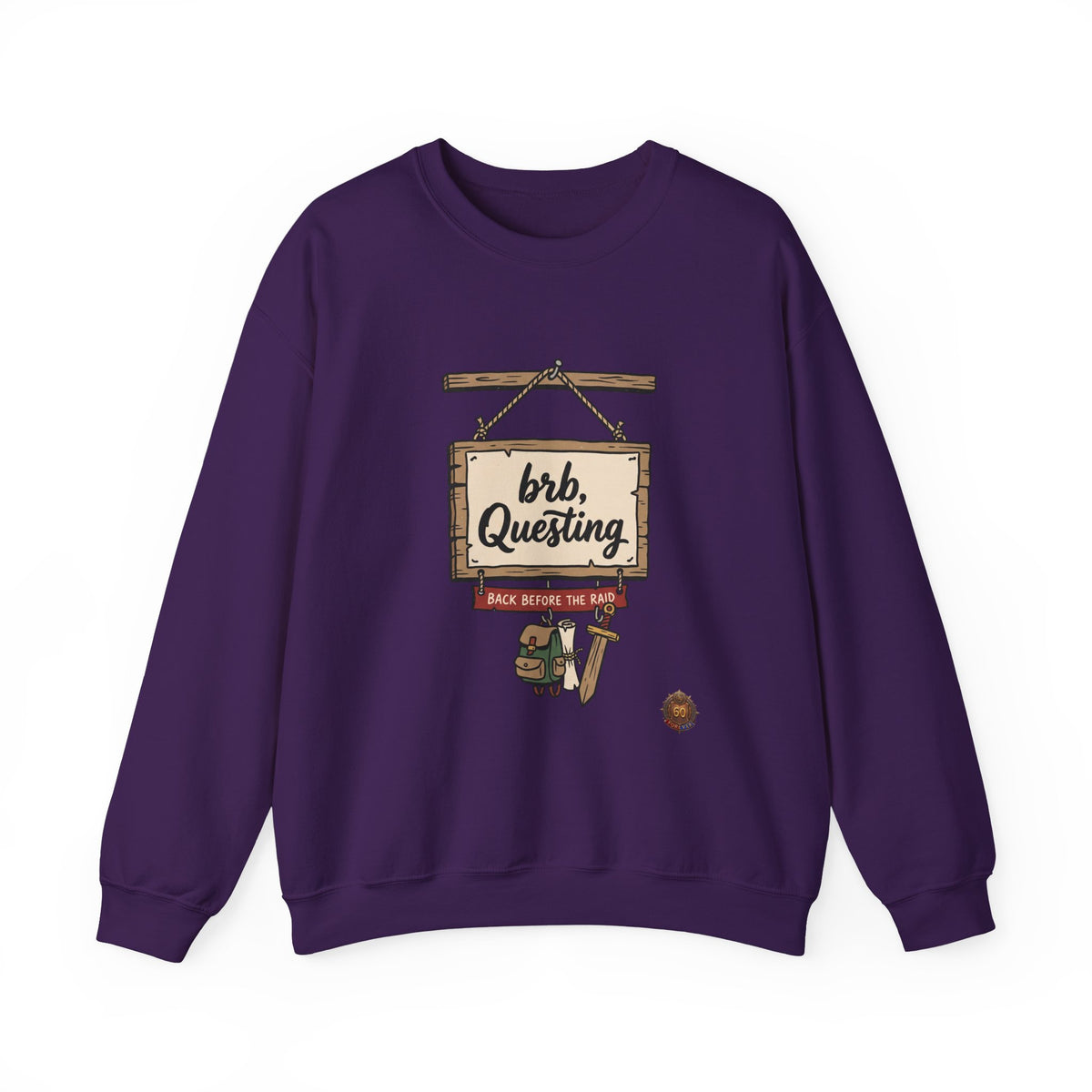 brb, Questing – Sweatshirt