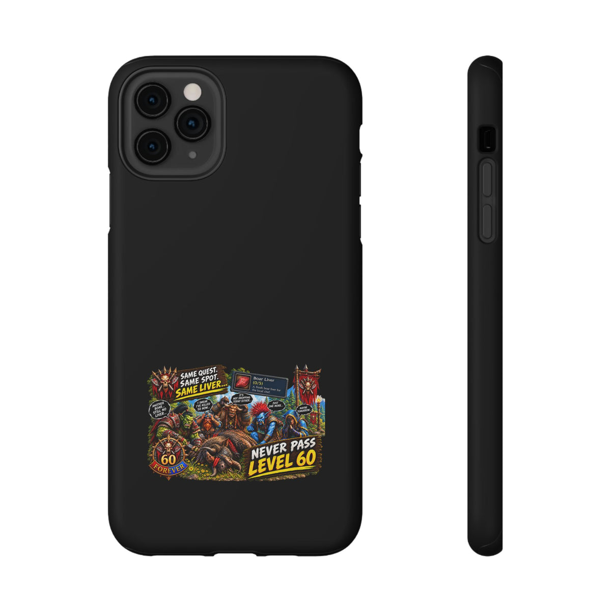 Phone Case — 'Same Quest, Same Spot' Heavy-Duty Impact-Resistant Phone Case