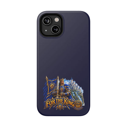 Phone Case — 'For The King' Banner Heavy-Duty Impact-Resistant Phone Case