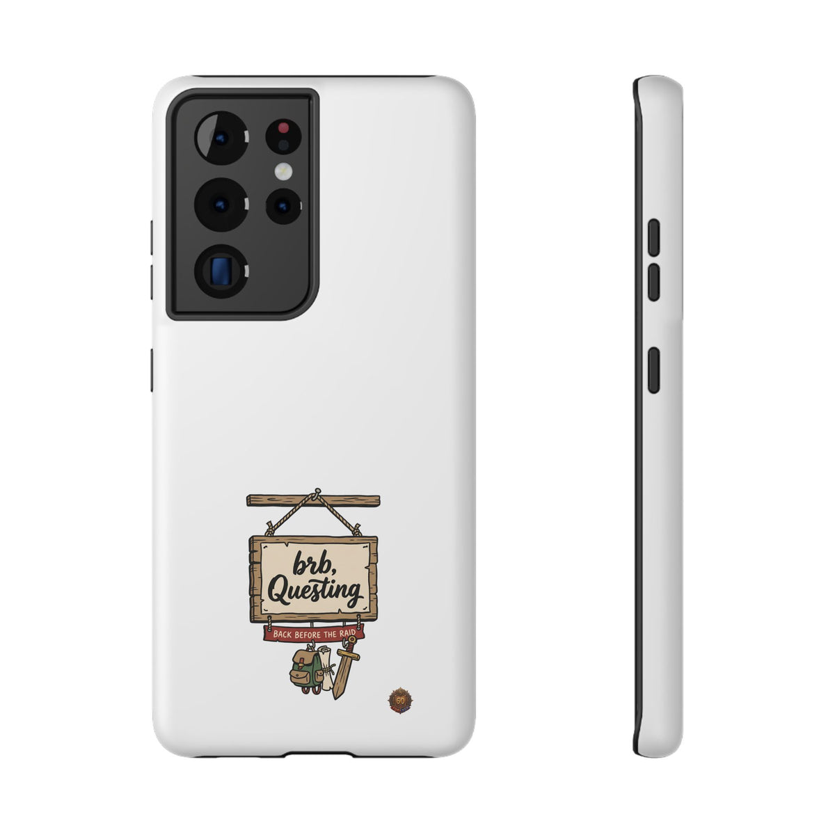 brb, Questing – Phone Case