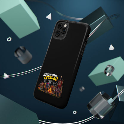 Phone Case — 'Never Pass Level 60' Heavy-Duty Impact-Resistant Phone Case