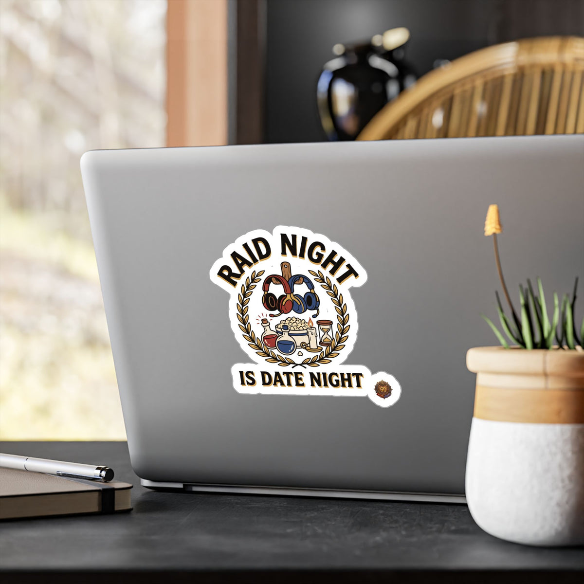 Raid Night Is Date Night – Sticker