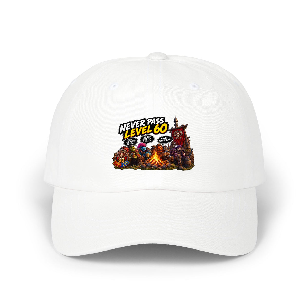 Never Pass Level 60 – Cap