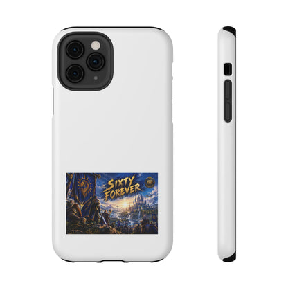 Sixty Forever – Blue Banner – Phone Case