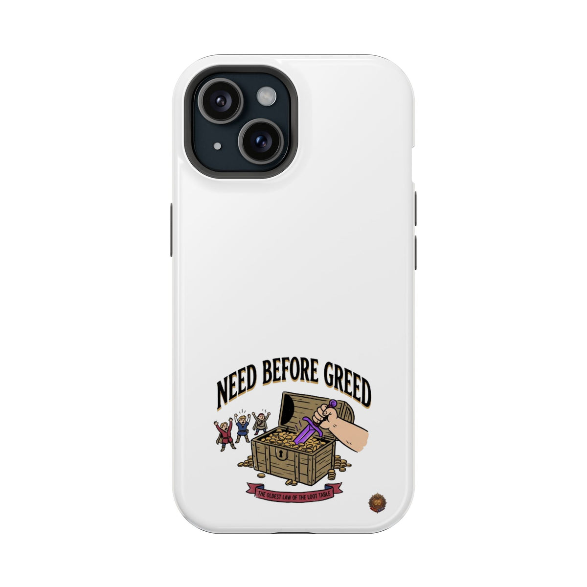 Phone Case — 'Need Before Greed' Heavy-Duty Impact-Resistant Phone Case