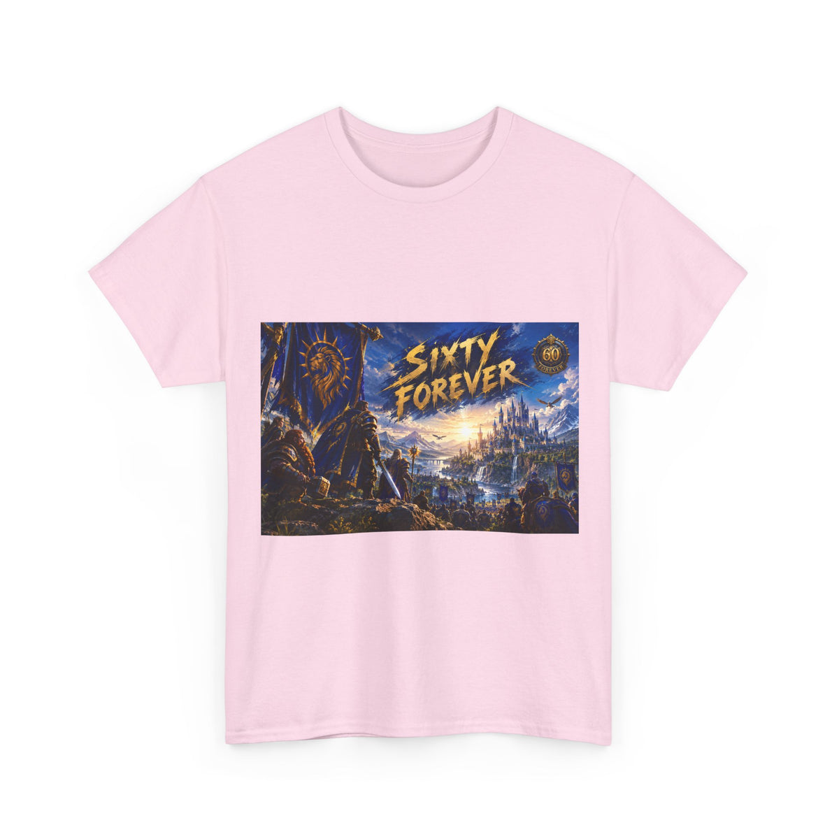 Sixty Forever – Blue Banner – T-Shirt