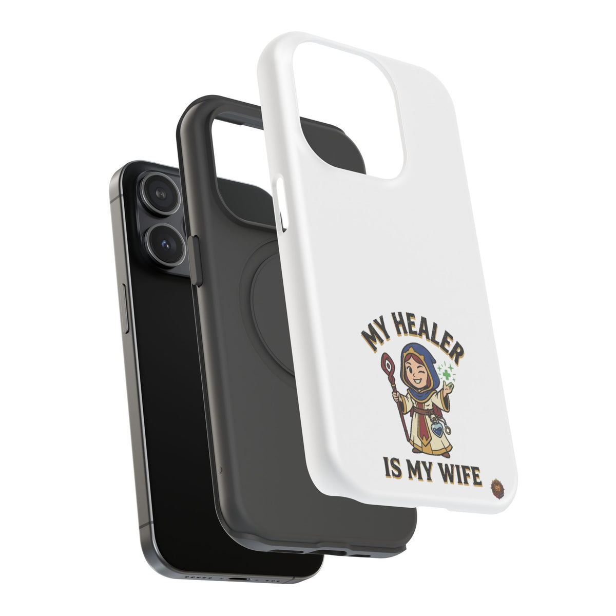 Phone Case — 'My Healer Is My Wife' Heavy-Duty Impact-Resistant Phone Case