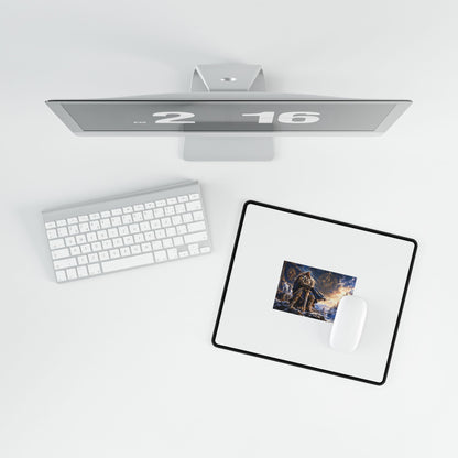 Viking Warrior Desk Mat — Nordic Saga Gaming Mouse Pad