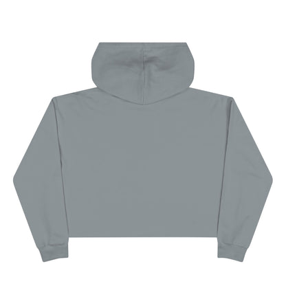 Cropped Hoodie — Dark Fantasy Graphic Crop Hoodie with Epic Battle Scene