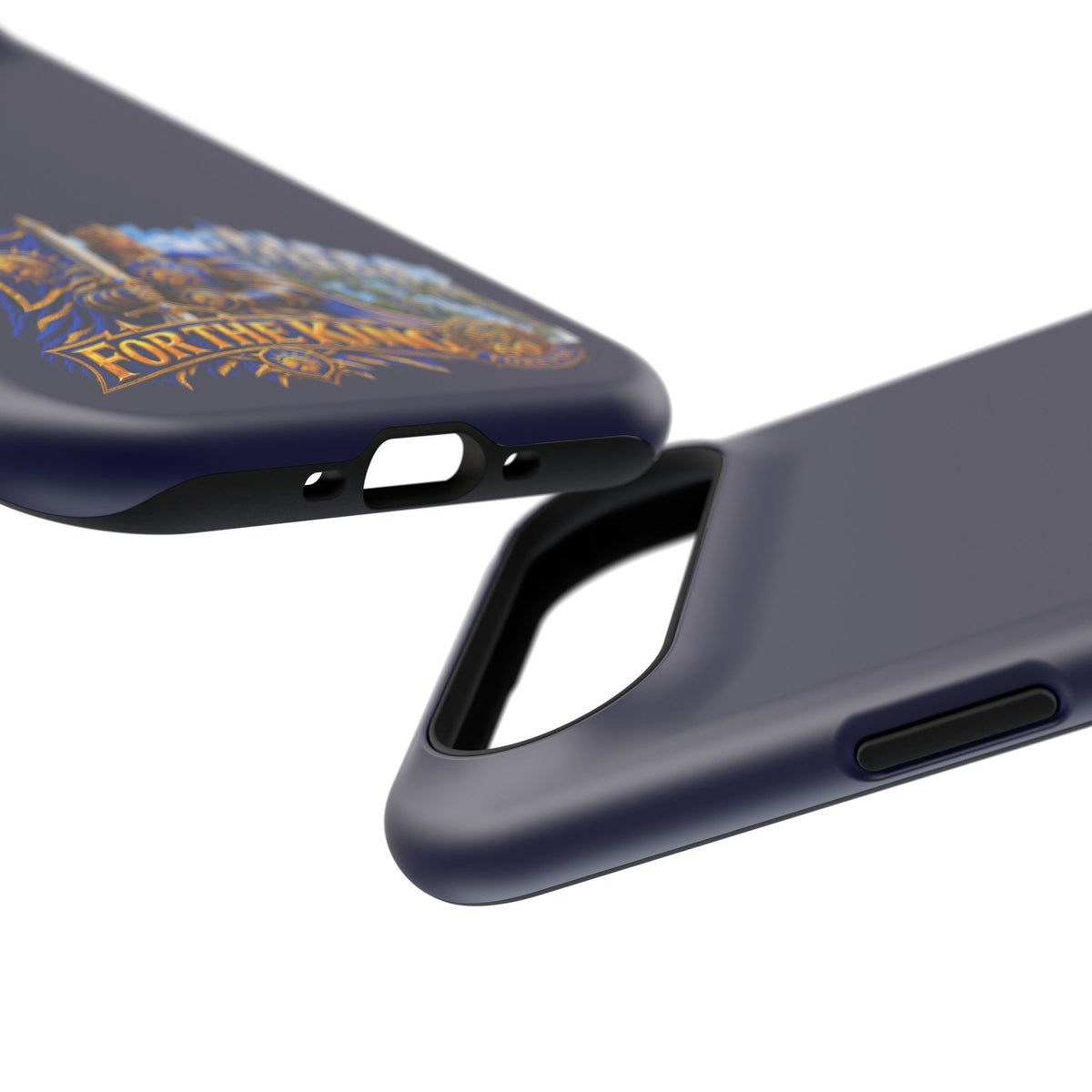 Phone Case — 'For The King' Banner Heavy-Duty Impact-Resistant Phone Case