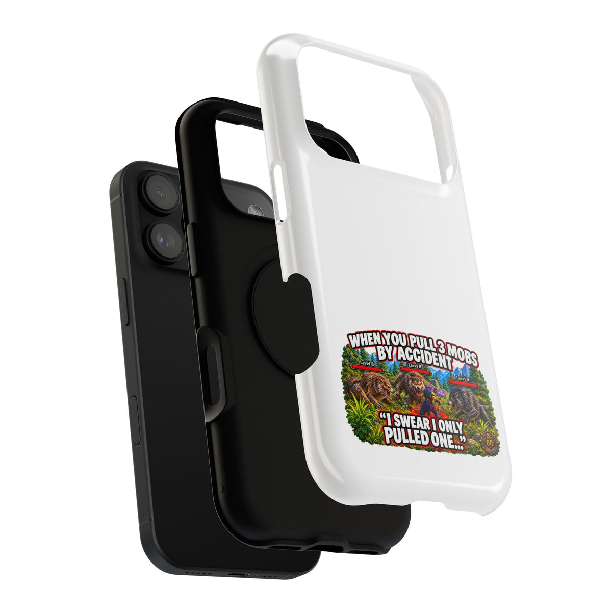 When You Pull 3 Mobs by Accident – Phone Case