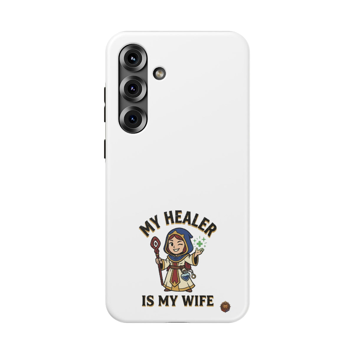 Phone Case — 'My Healer Is My Wife' Heavy-Duty Impact-Resistant Phone Case