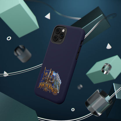 Phone Case — 'For The King' Banner Heavy-Duty Impact-Resistant Phone Case