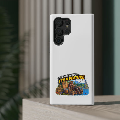 Phone Case — 'It's Not a Bug… It's a Feature' Heavy-Duty Impact-Resistant Phone Case
