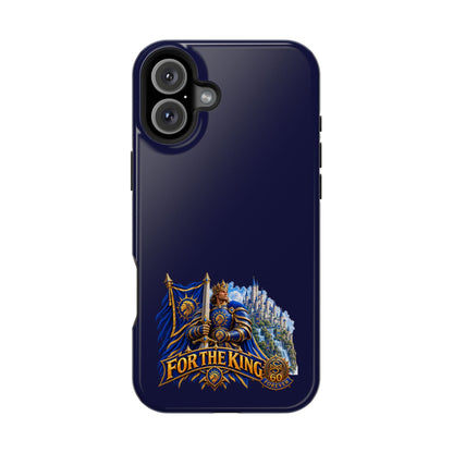 Phone Case — 'For The King' Banner Heavy-Duty Impact-Resistant Phone Case