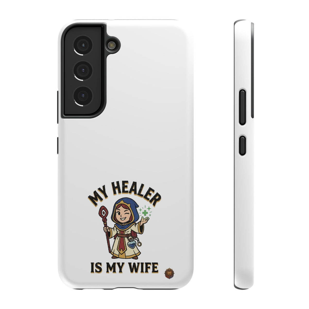 Phone Case — 'My Healer Is My Wife' Heavy-Duty Impact-Resistant Phone Case