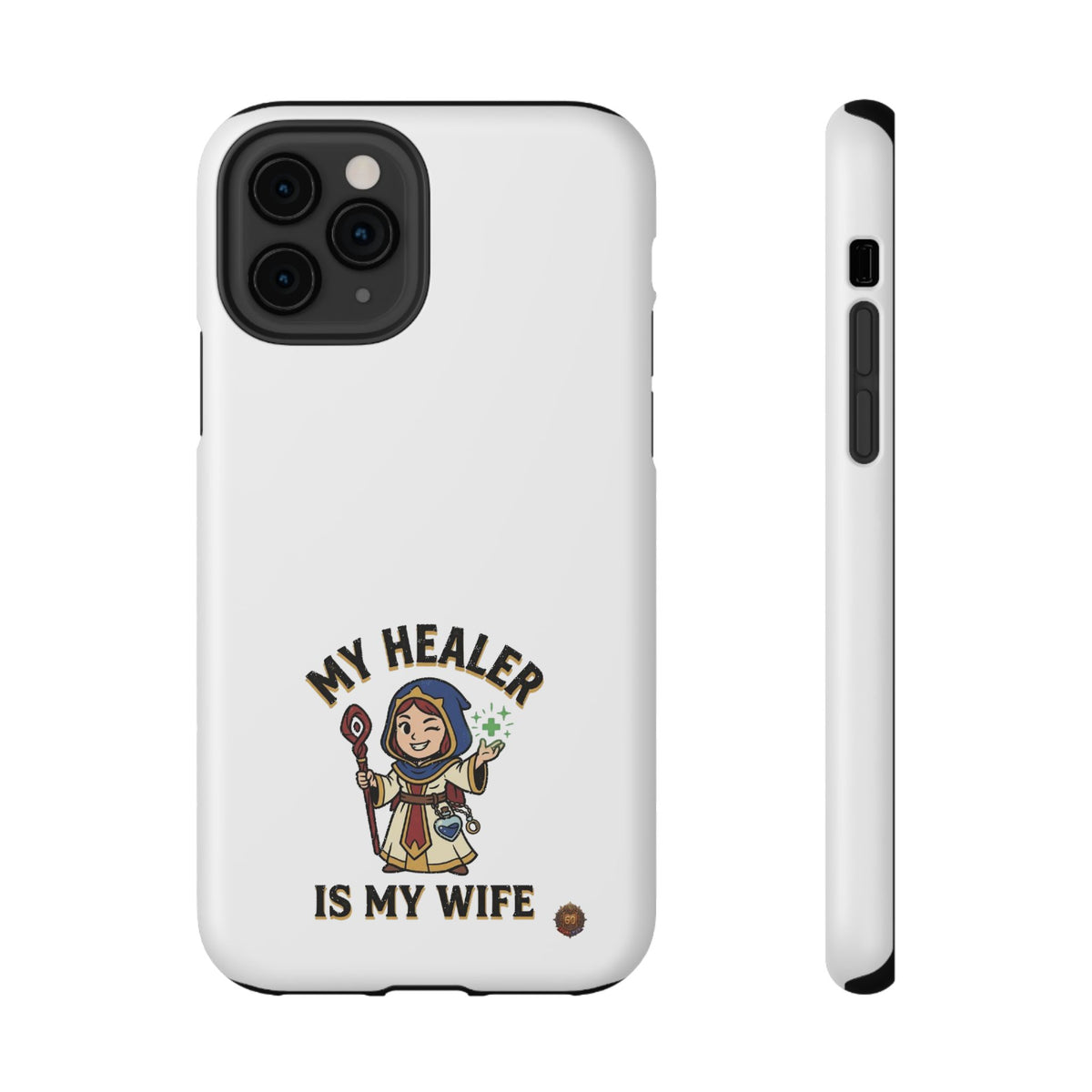 Phone Case — 'My Healer Is My Wife' Heavy-Duty Impact-Resistant Phone Case