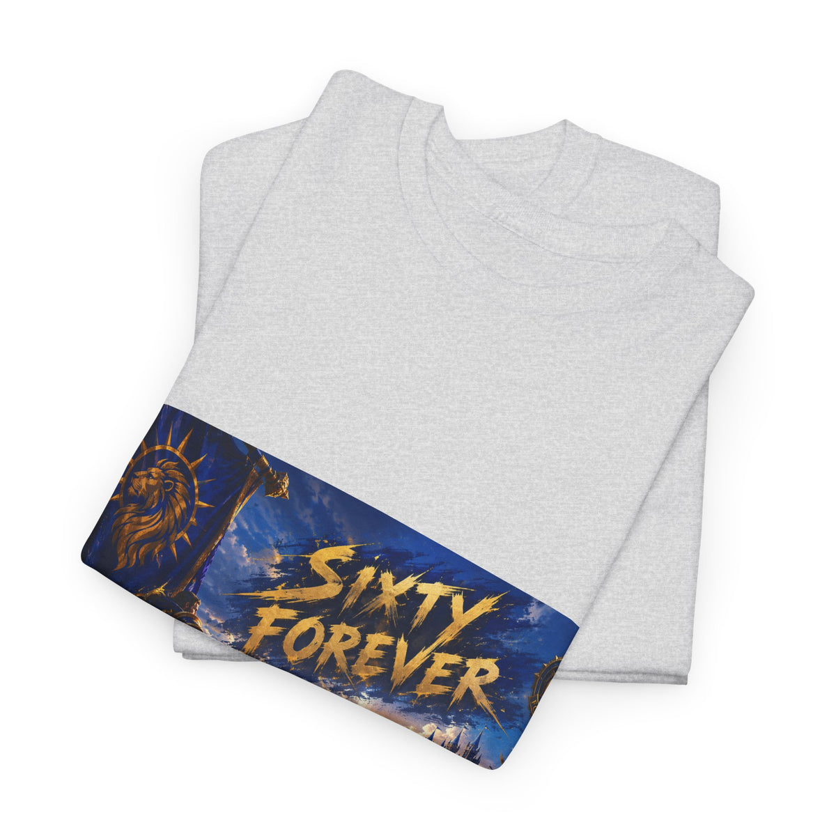 Sixty Forever – Blue Banner – T-Shirt