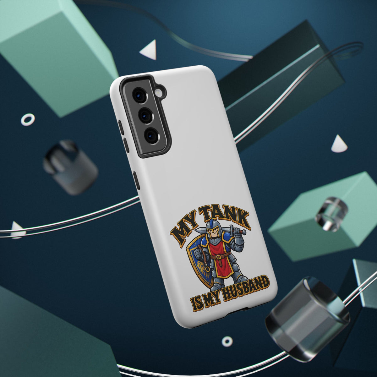 Phone Case — 'My Tank Is My Husband' Heavy-Duty Impact-Resistant Phone Case