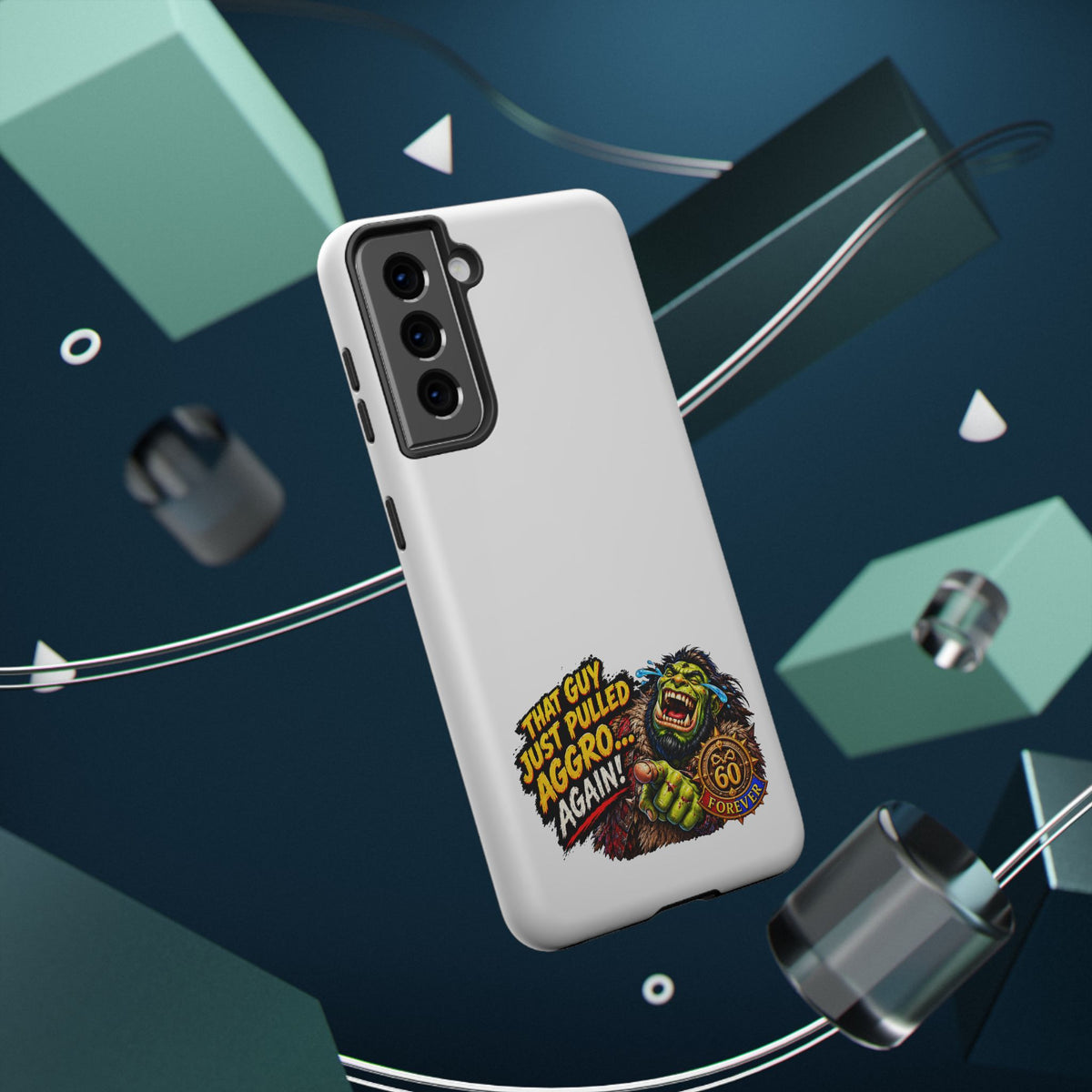 Phone Case — 'That Guy Just Pulled Aggro… Again' Heavy-Duty Impact-Resistant Phone Case