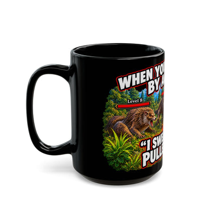 When You Pull 3 Mobs By Accident – Black Mug (11oz & 15oz)