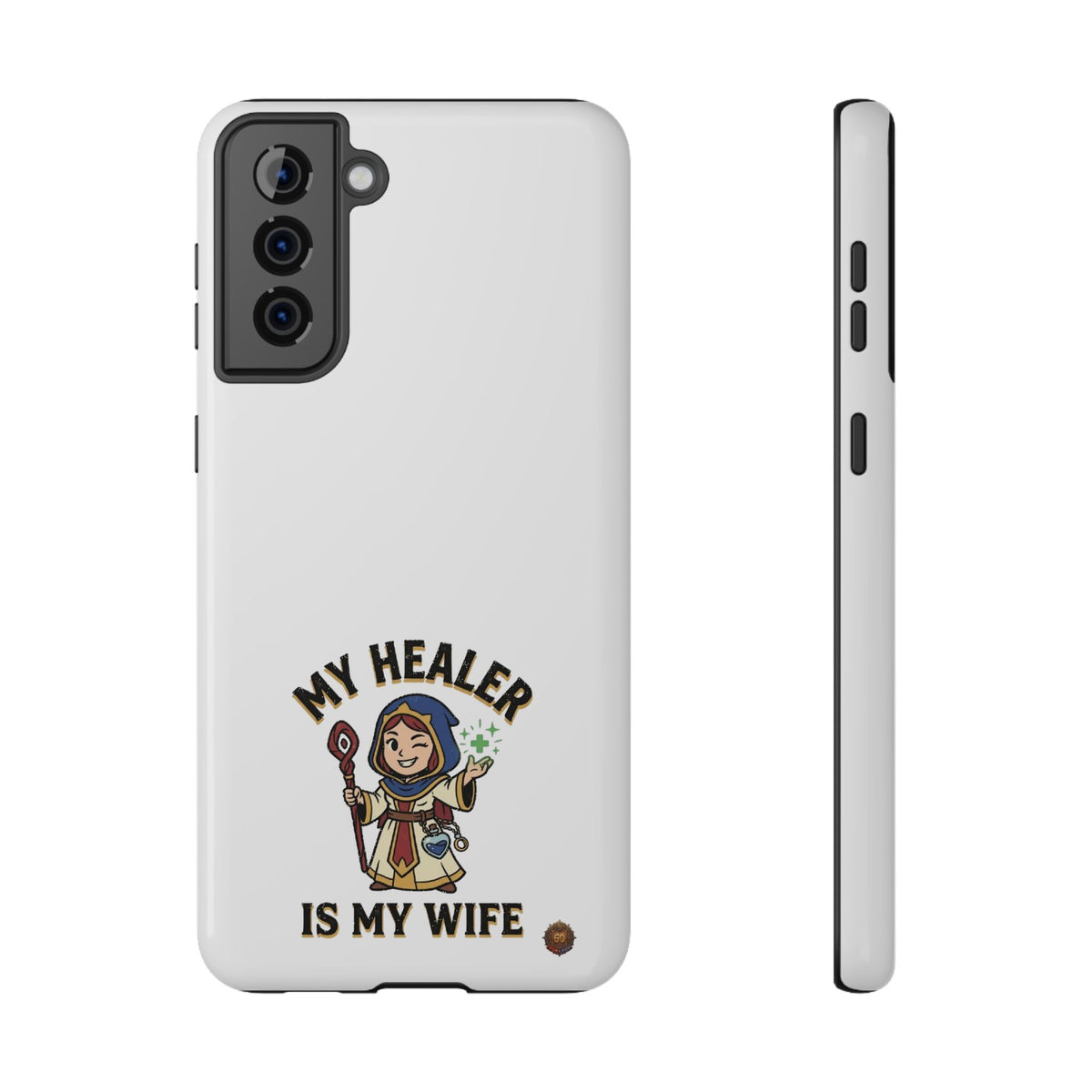 Phone Case — 'My Healer Is My Wife' Heavy-Duty Impact-Resistant Phone Case