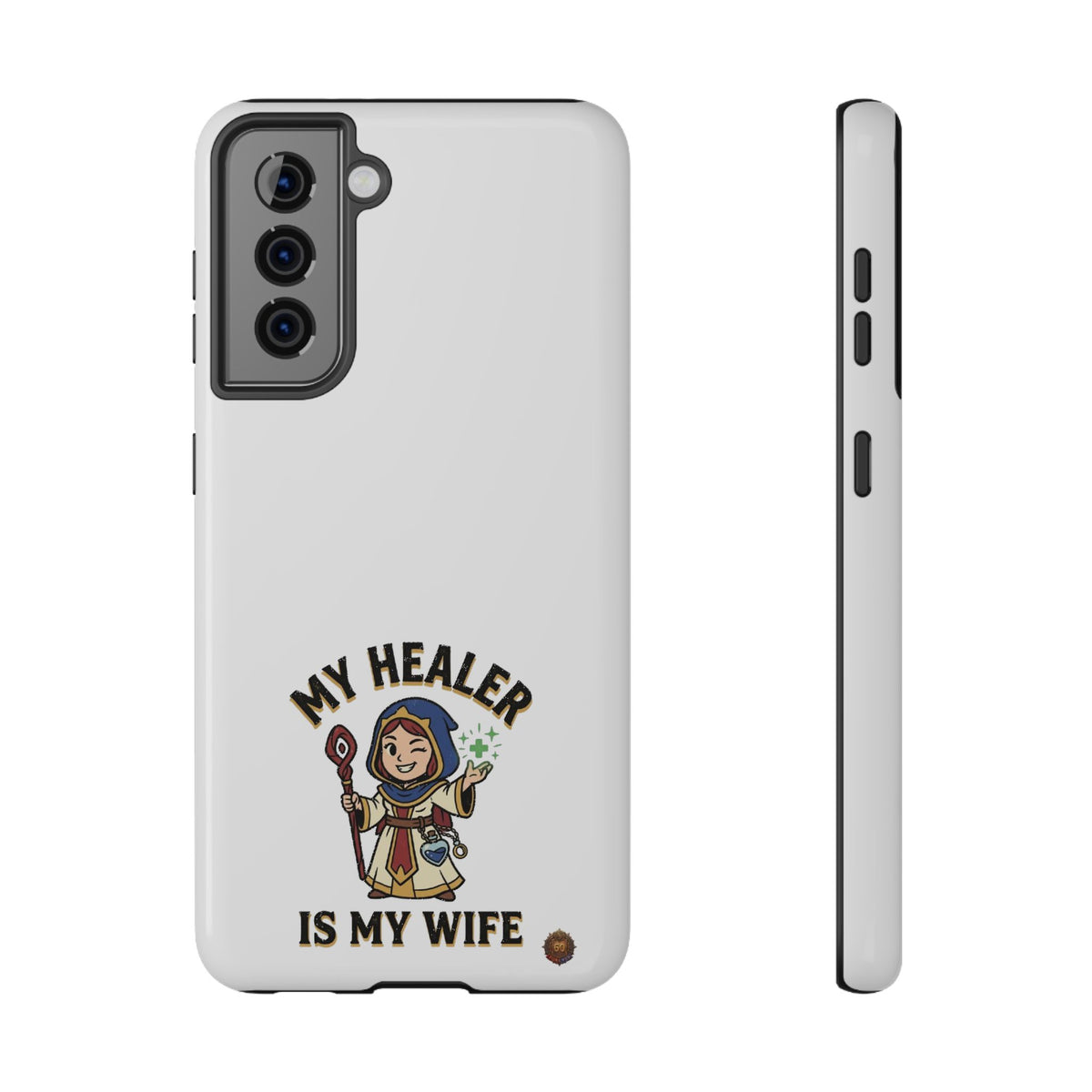 Phone Case — 'My Healer Is My Wife' Heavy-Duty Impact-Resistant Phone Case