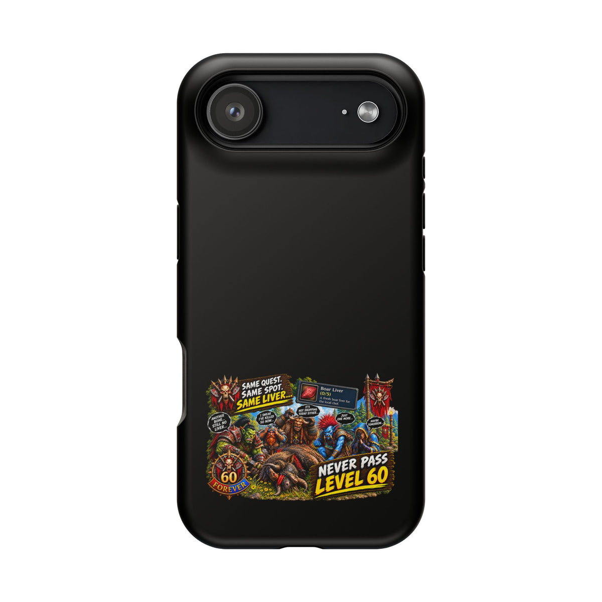 Phone Case — 'Same Quest, Same Spot' Heavy-Duty Impact-Resistant Phone Case
