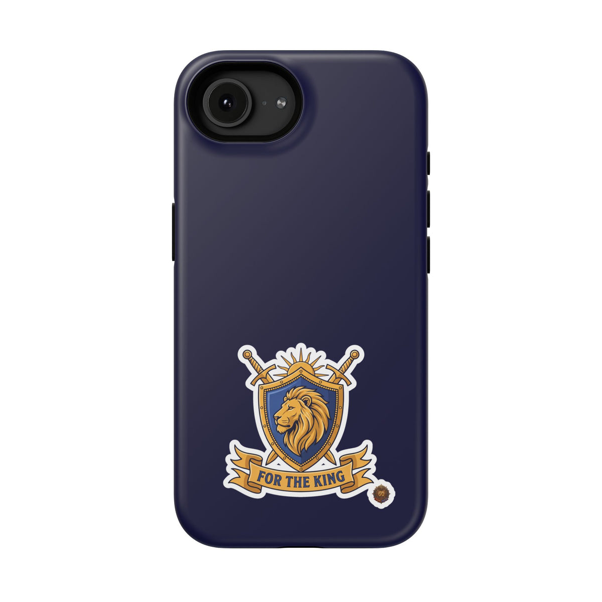 Phone Case — 'For The King Crest' Heavy-Duty Impact-Resistant Phone Case