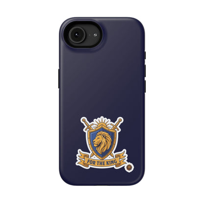 Phone Case — 'For The King Crest' Heavy-Duty Impact-Resistant Phone Case