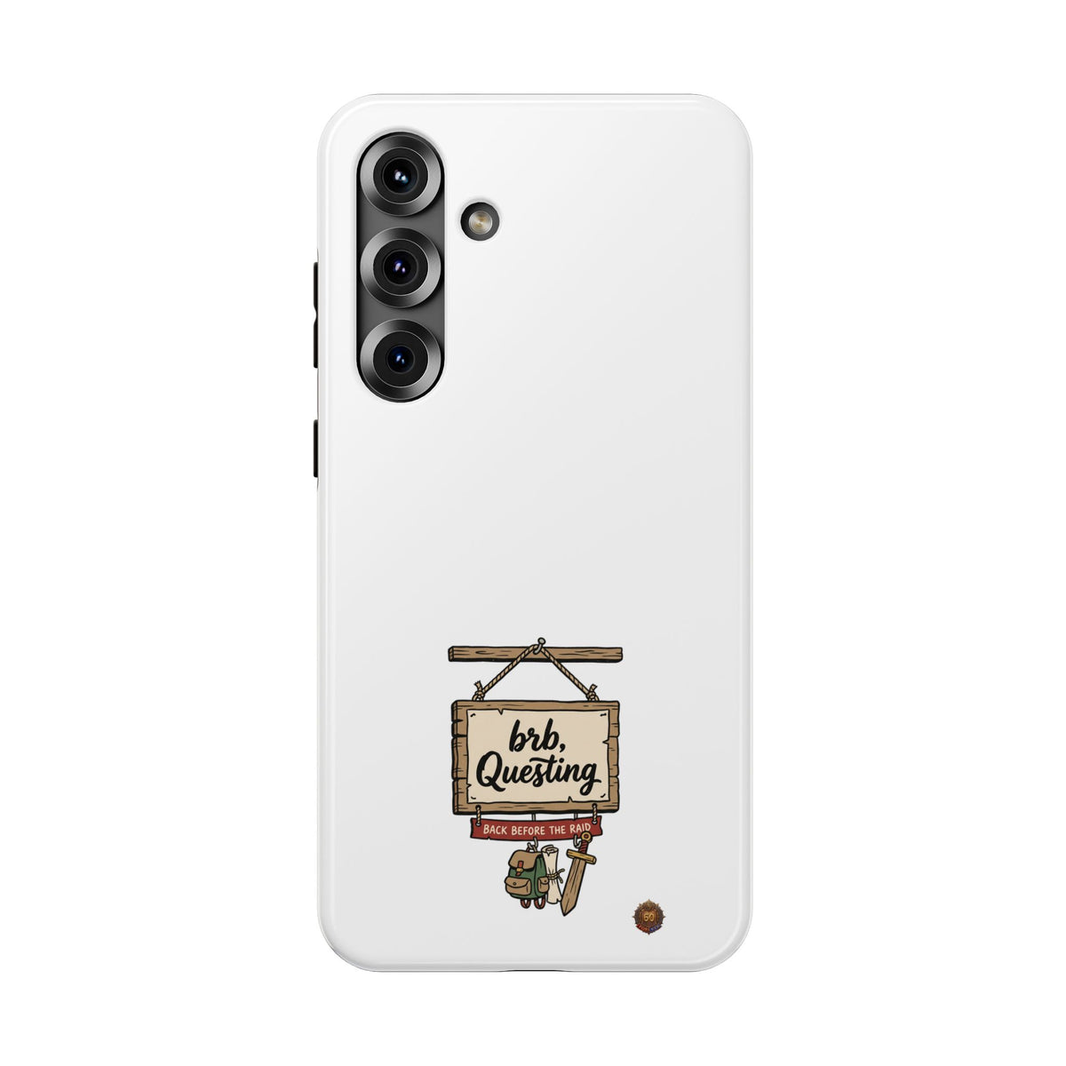 brb, Questing – Phone Case