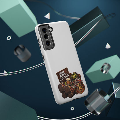 Work Sucks, Let's Raid – Phone Case