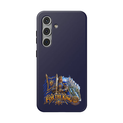 Phone Case — 'For The King' Banner Heavy-Duty Impact-Resistant Phone Case