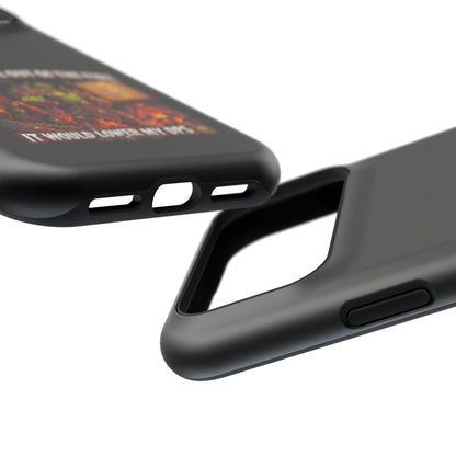 Phone Case — 'Can't Move Out of the Fire, It Would Lower My DPS' Heavy-Duty Impact-Resistant Phone Case