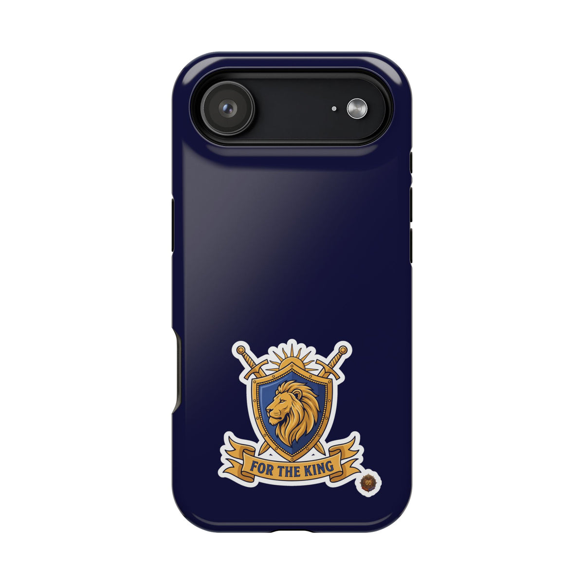 Phone Case — 'For The King Crest' Heavy-Duty Impact-Resistant Phone Case