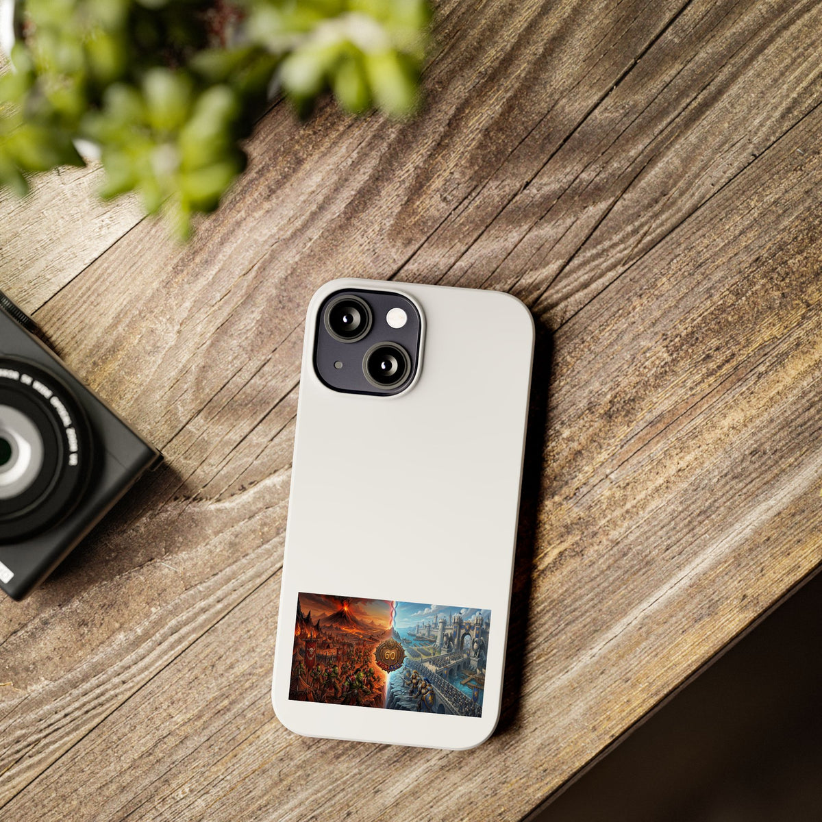 Viking Warrior Slim Phone Case — Norse Saga Art