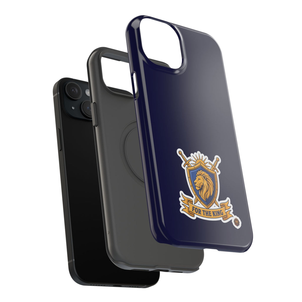 Phone Case — 'For The King Crest' Heavy-Duty Impact-Resistant Phone Case