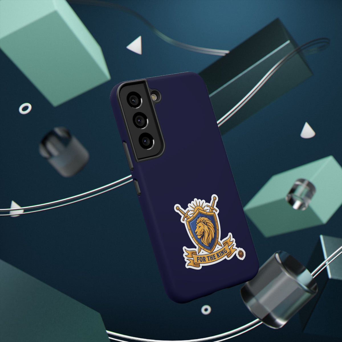 Phone Case — 'For The King Crest' Heavy-Duty Impact-Resistant Phone Case