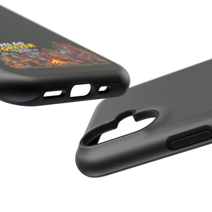 Phone Case — 'Level 60 Forever Campfire' Heavy-Duty Impact-Resistant Phone Case