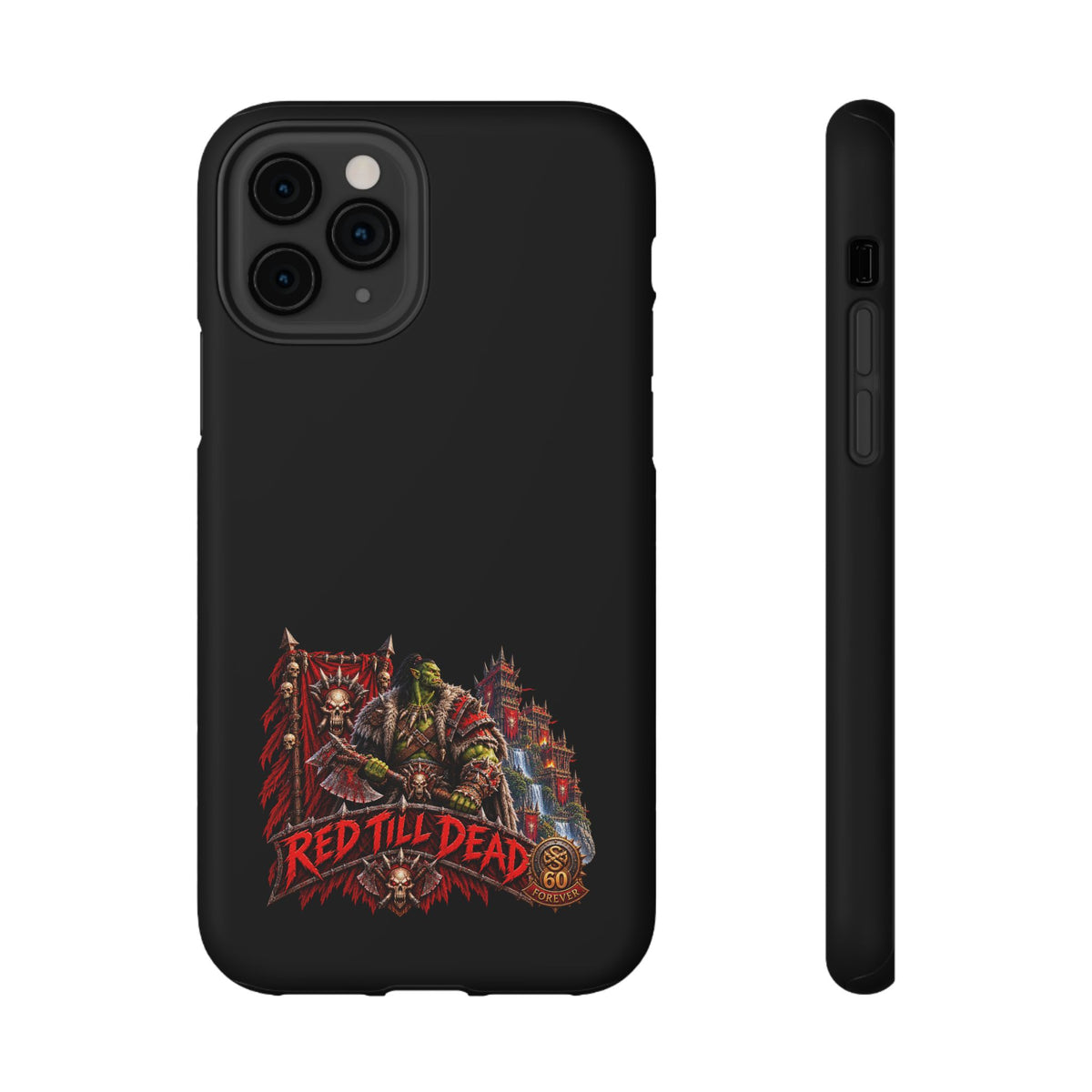 Phone Case — 'Red Till Dead' Heavy-Duty Impact-Resistant Phone Case