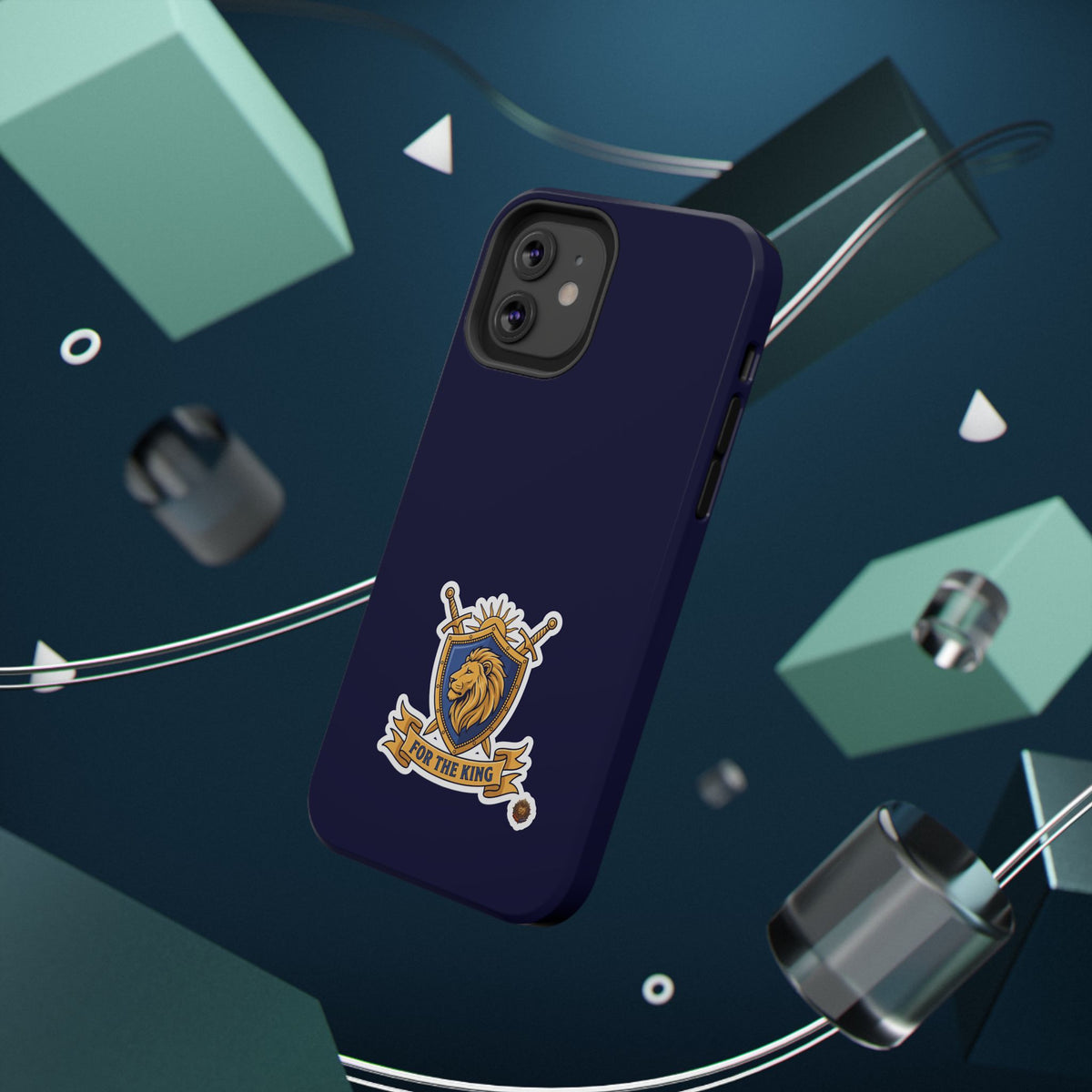 Phone Case — 'For The King Crest' Heavy-Duty Impact-Resistant Phone Case