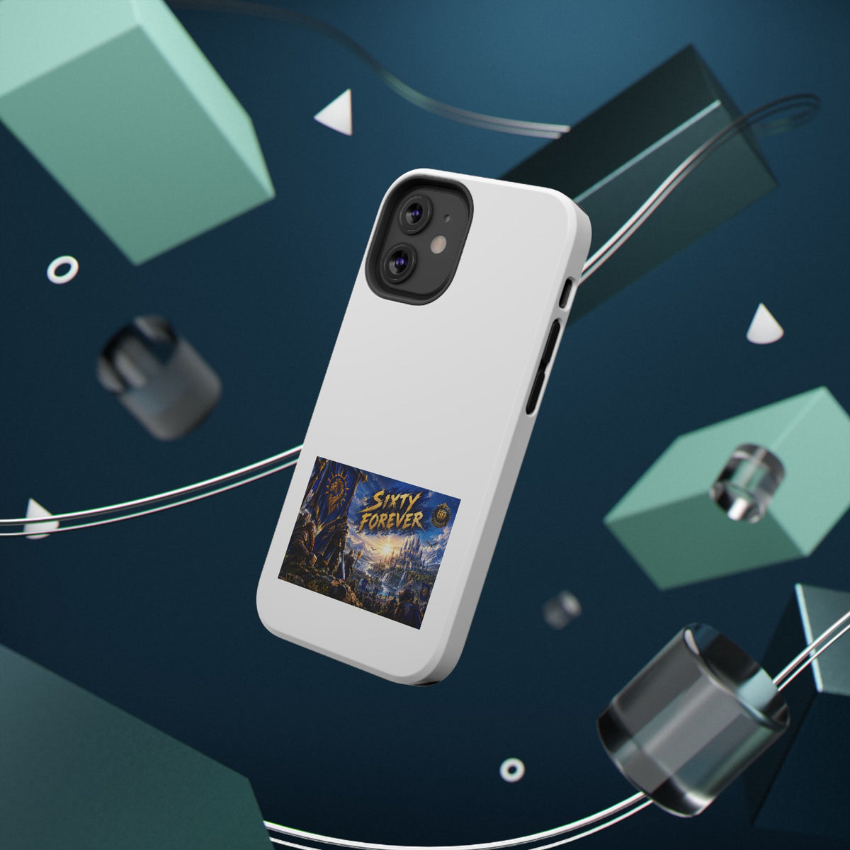 Sixty Forever – Blue Banner – Phone Case